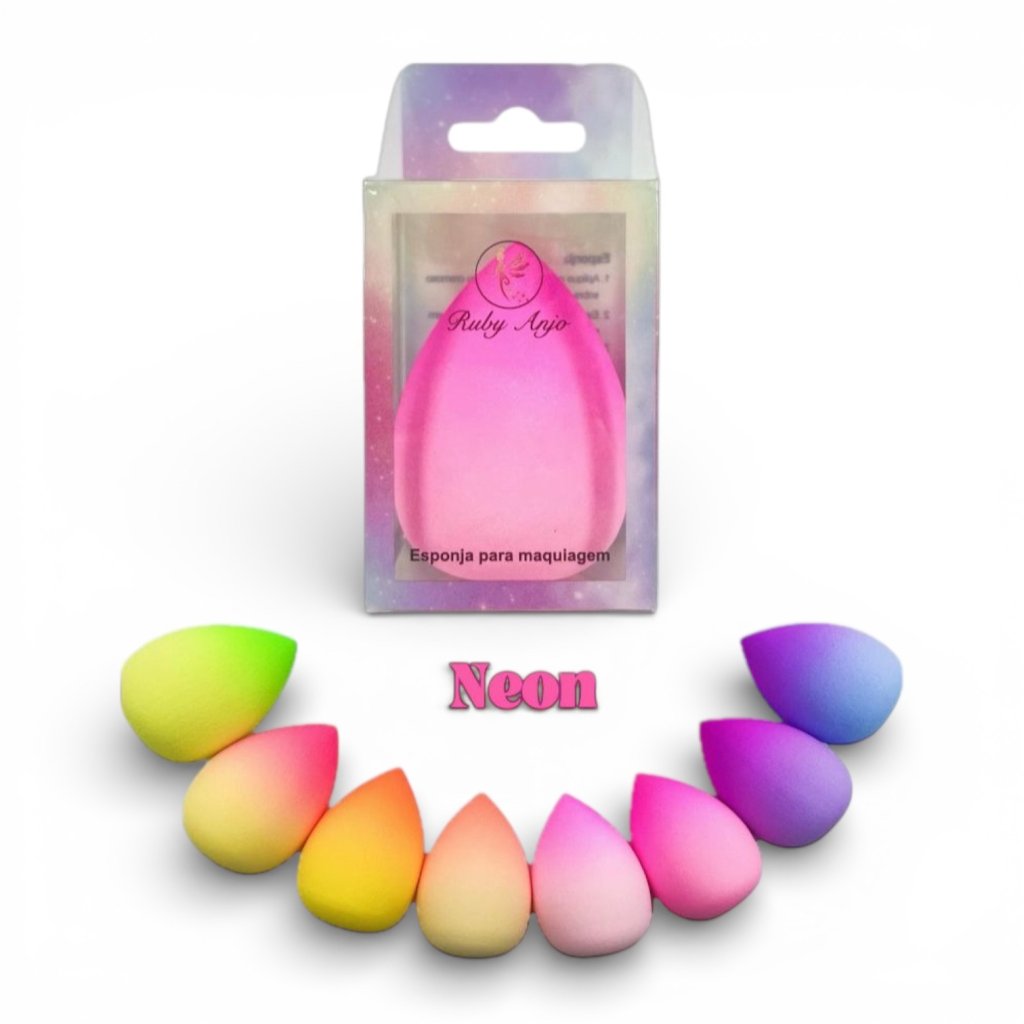 Esponja Coxinha Neon Ruby Anjo RA-350