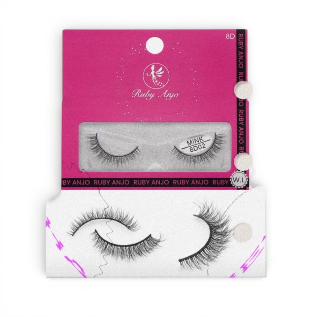 Cílios Postiço Mink 8D Ruby Anjo RA-580