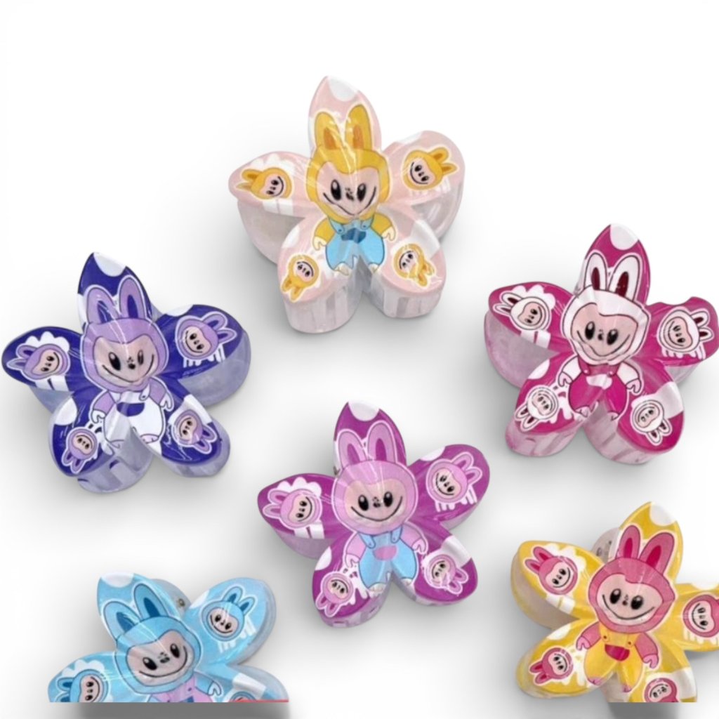 Piranha Flor Labubu 8cm