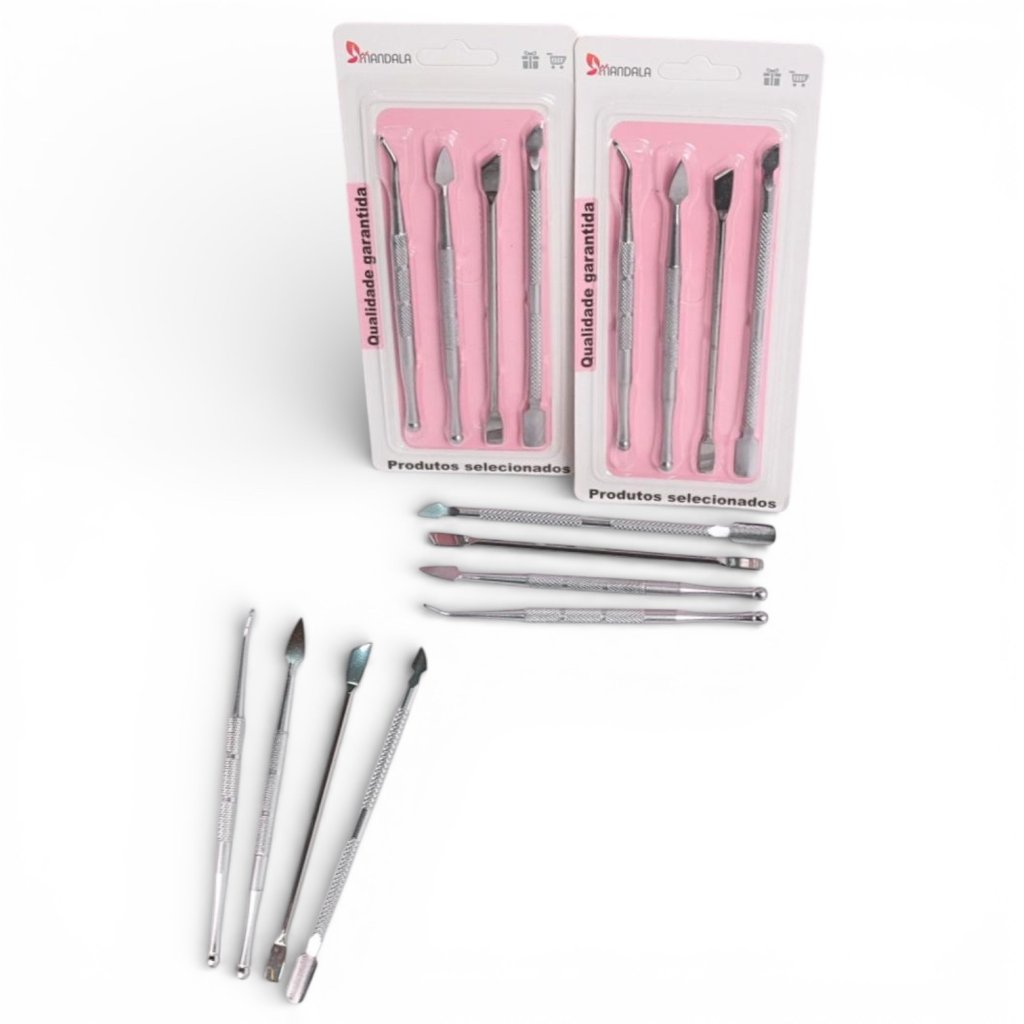 Kit 4 Empurradores de Cutículas MM4011