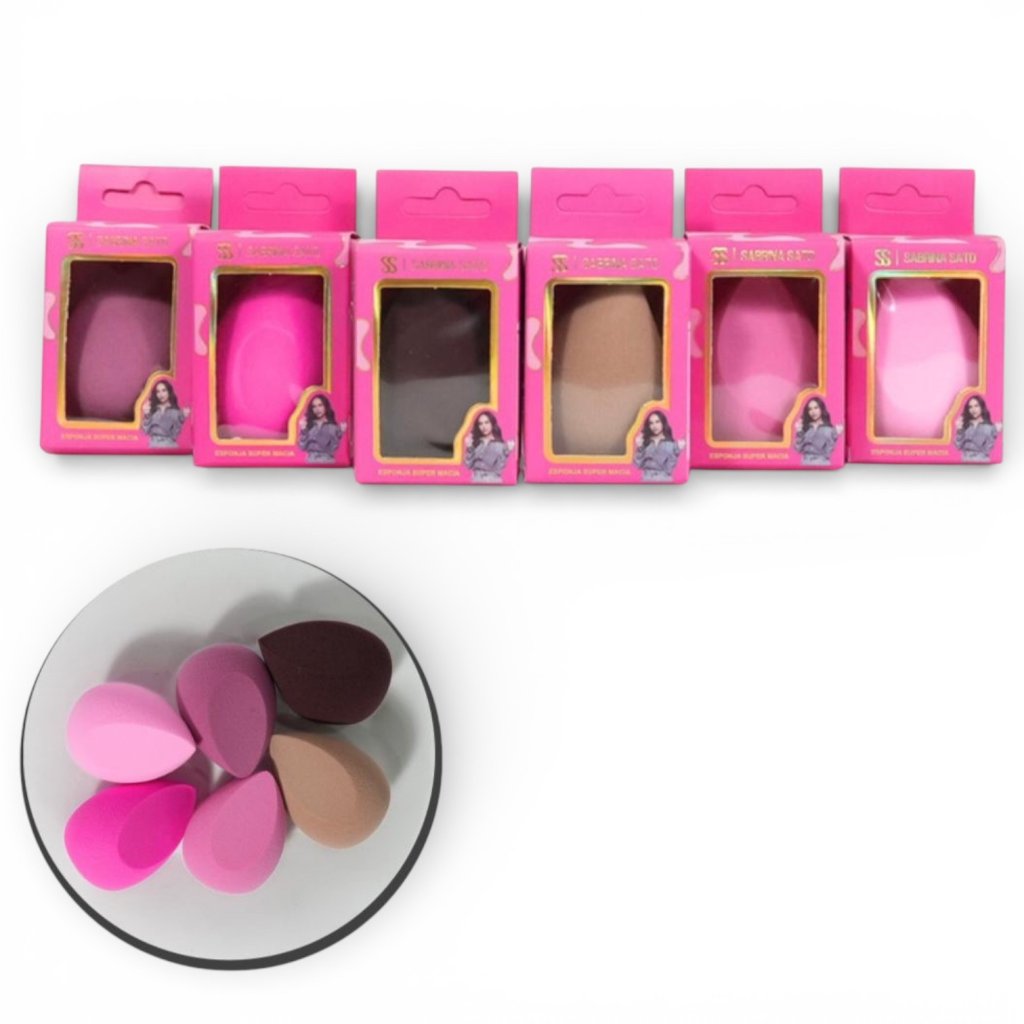 Esponja Maquiagem Chanfrada Lateral Sabrina Sato SP2153