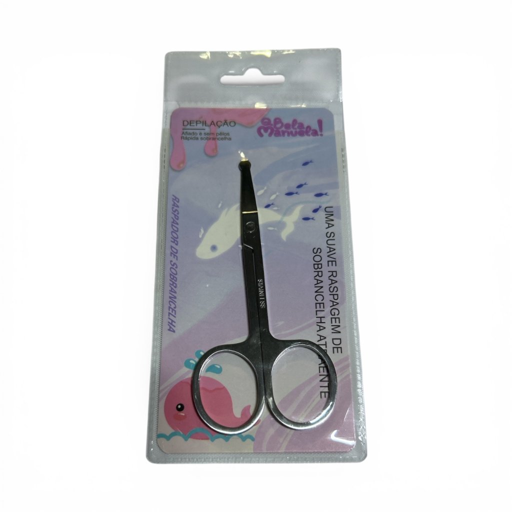 Tesoura sem Ponta Prata QBM983