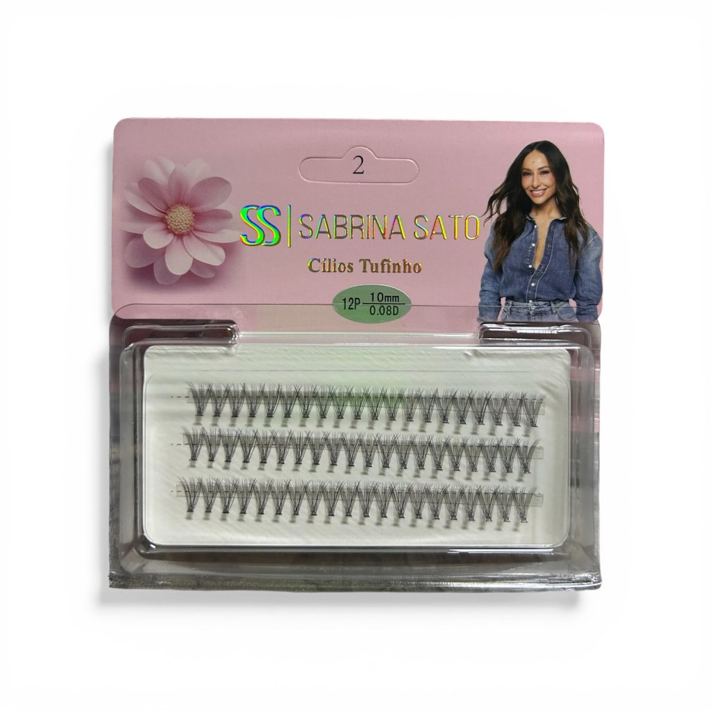 Cílios Tufinho 12P 10mm/0,08D Sabrina Sato SP3329