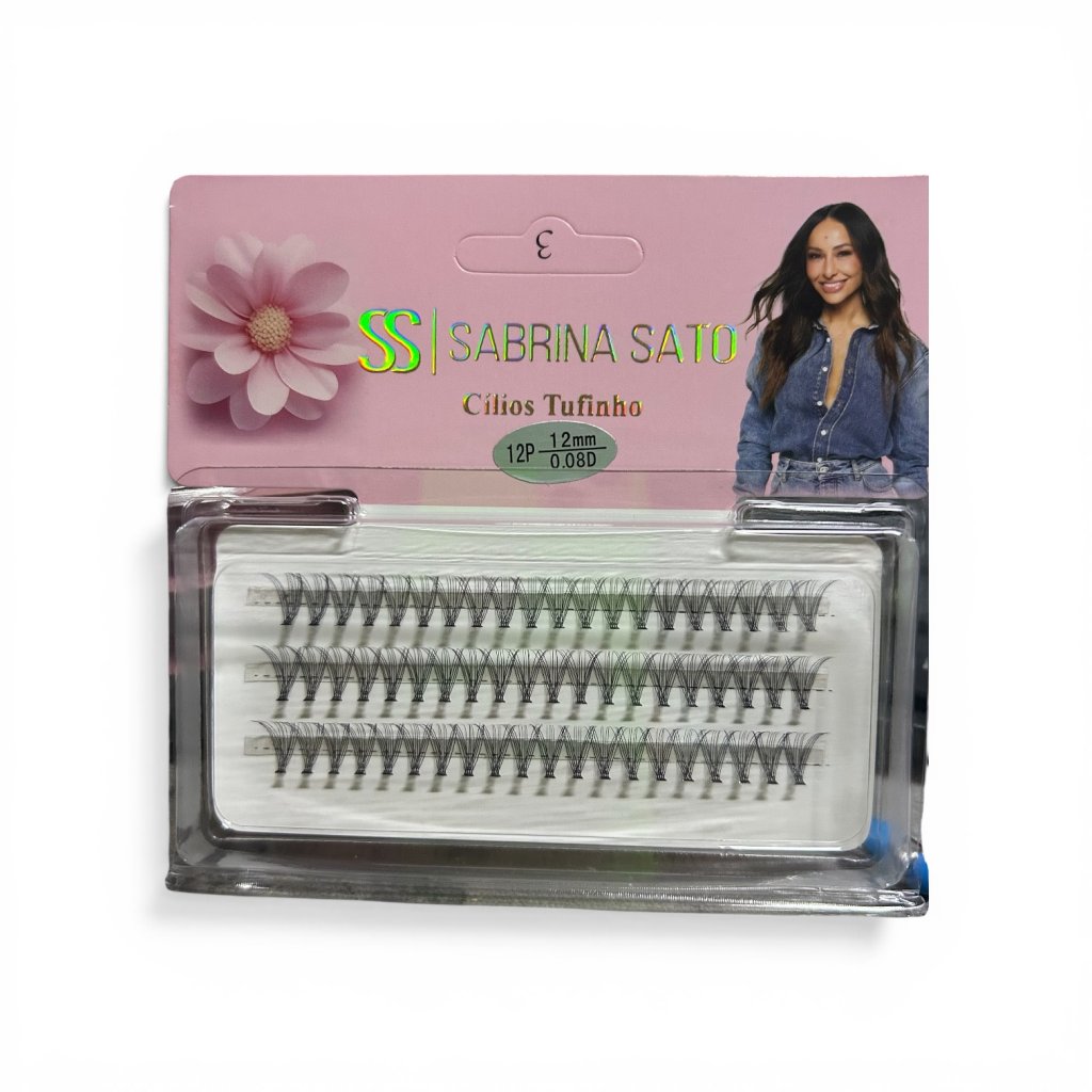 Cílios Tufinho 12P 12mm/0,08D Sabrina Sato SP3330
