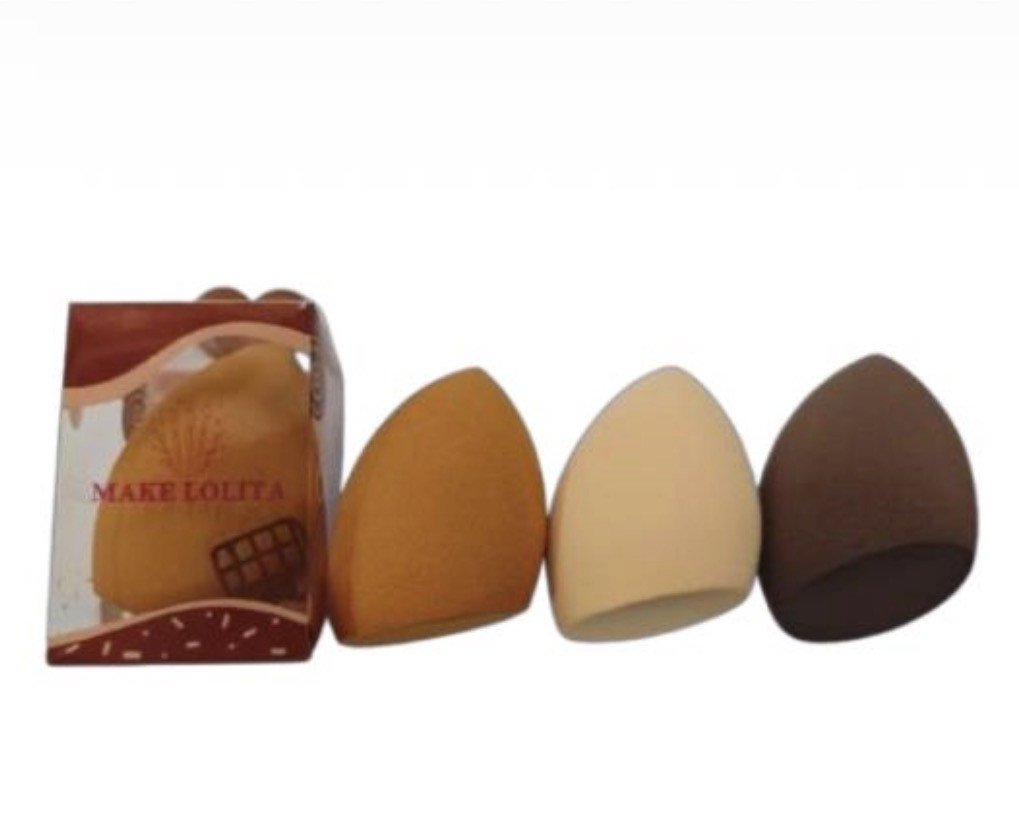 Esponja de Maquiagem Chanfrada ML1029