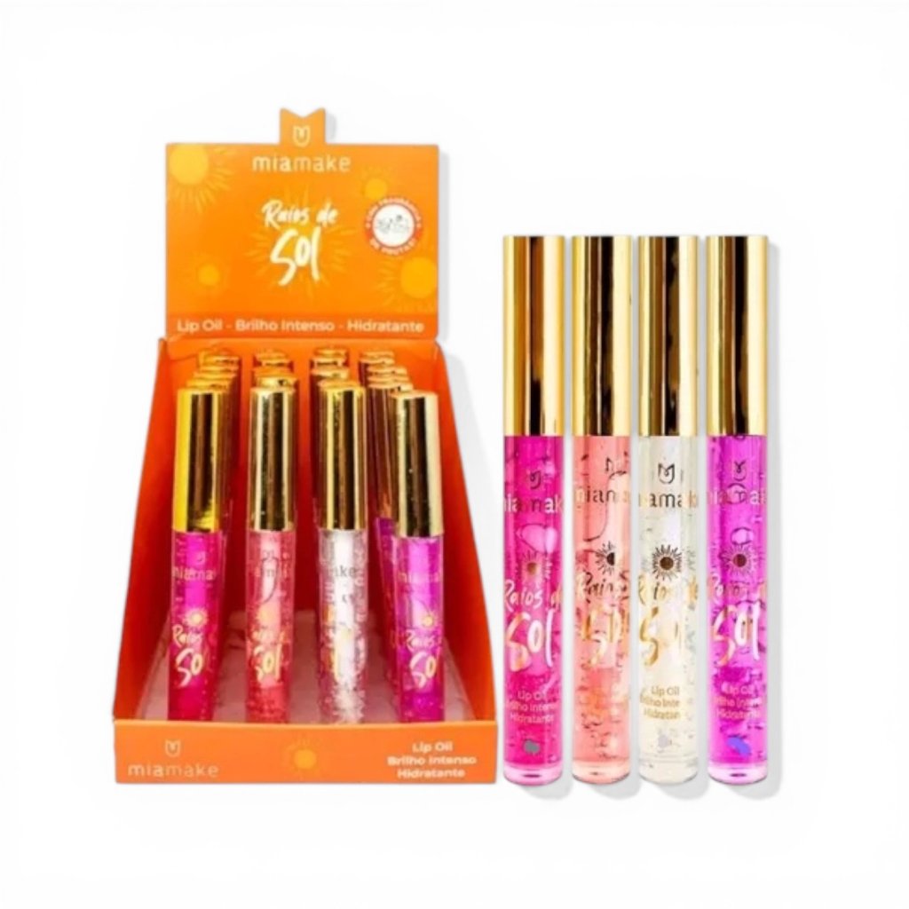 Lip Oil Raios de Sol Mia Make