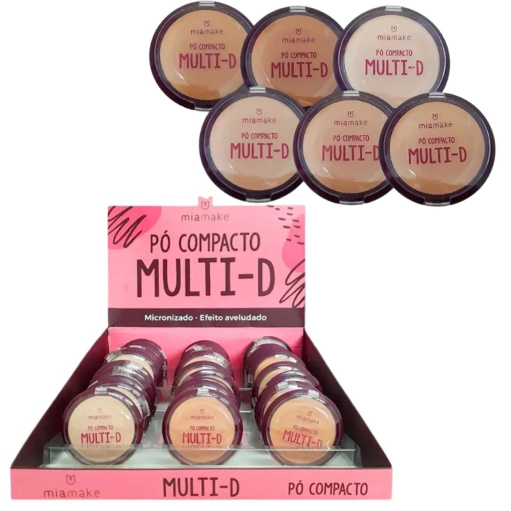 Pó Compacto Multi-D Mia Make