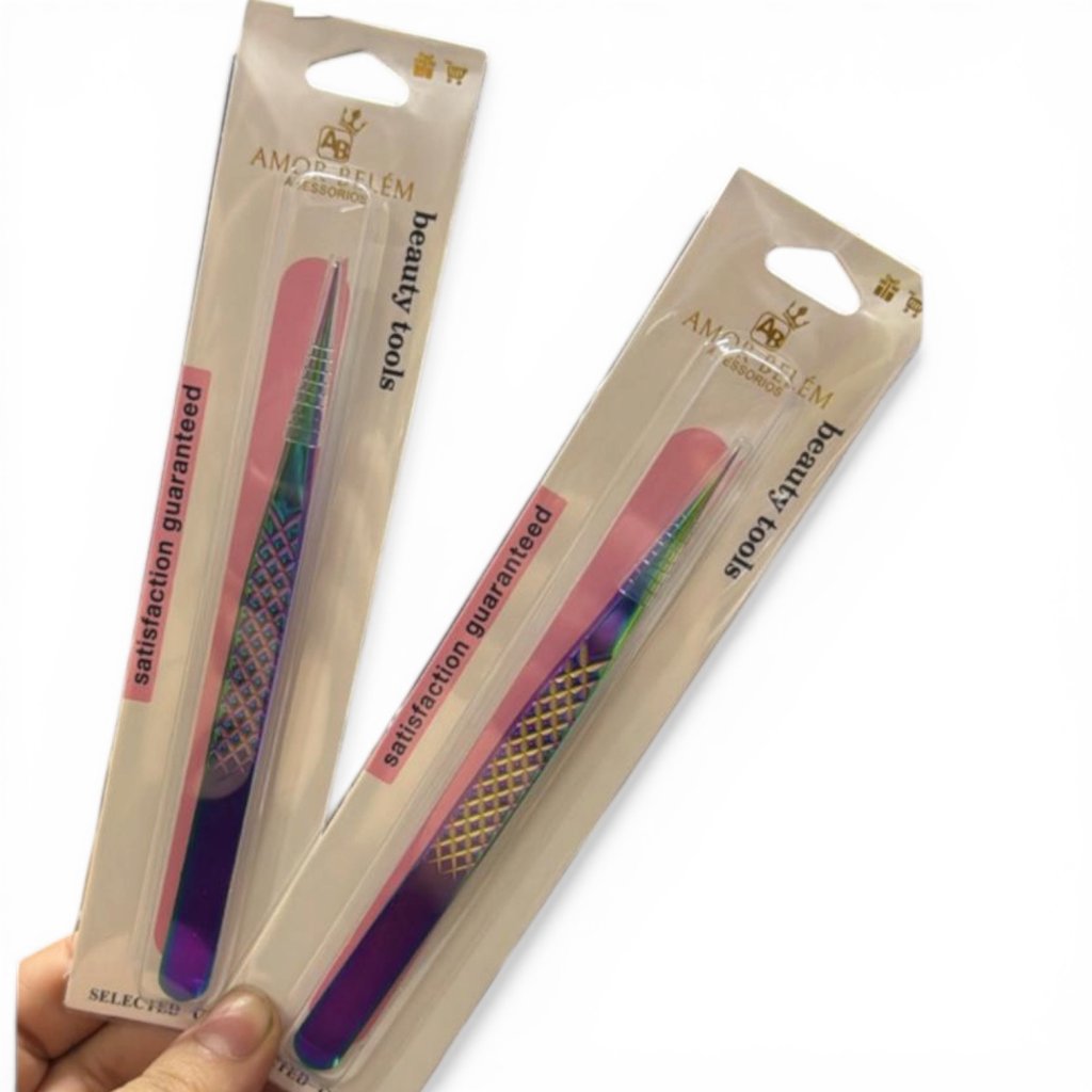 Pinça para Extensão de Cílios Fultacor Amor Belém 