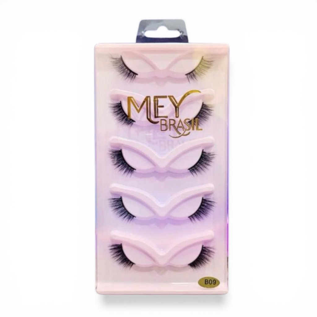 Kit 5 Pares de Cílios de Canto B09 Mey Brasil