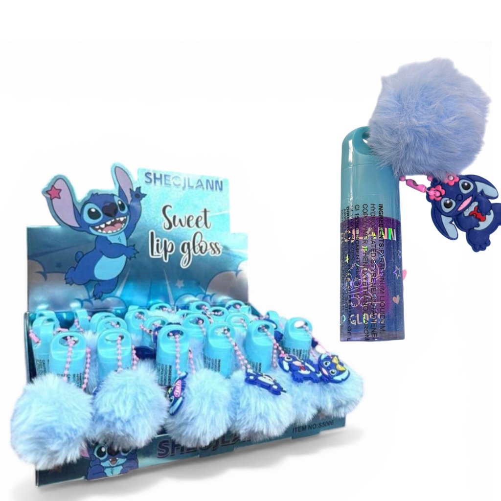 Lip Gloss Stitch com Chaveiro S5006