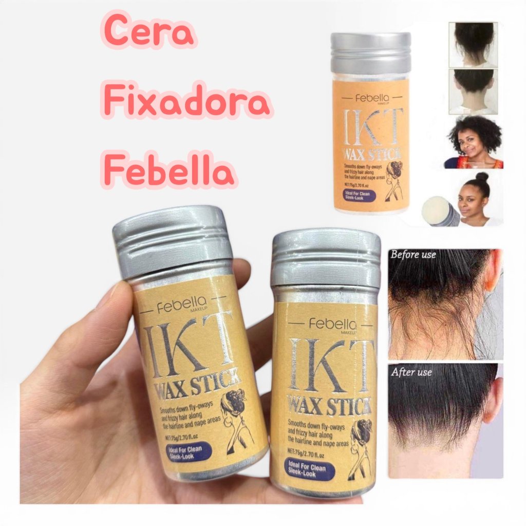 Cera Fixadora para Cabelo Febella
