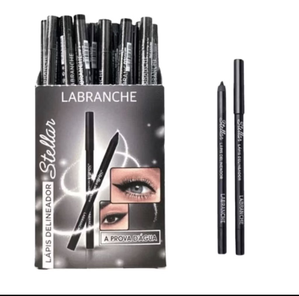 Lápis Delineador de Olhos Preto à prova d’água Stellar Labrance LA2180