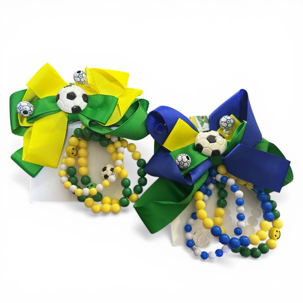 Kit Laço e Pulseiras Brasil