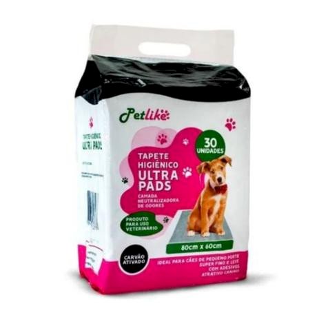 Tapete Higiênico Ultra Pads Carvão 30un 60x80