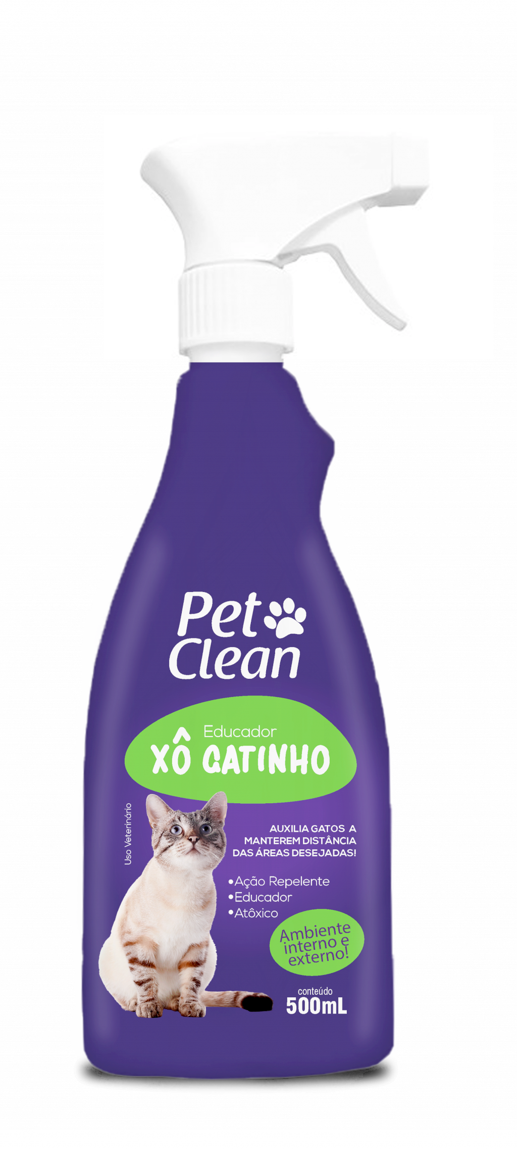 Educador Xô Gatinho 500ml Pet Clean