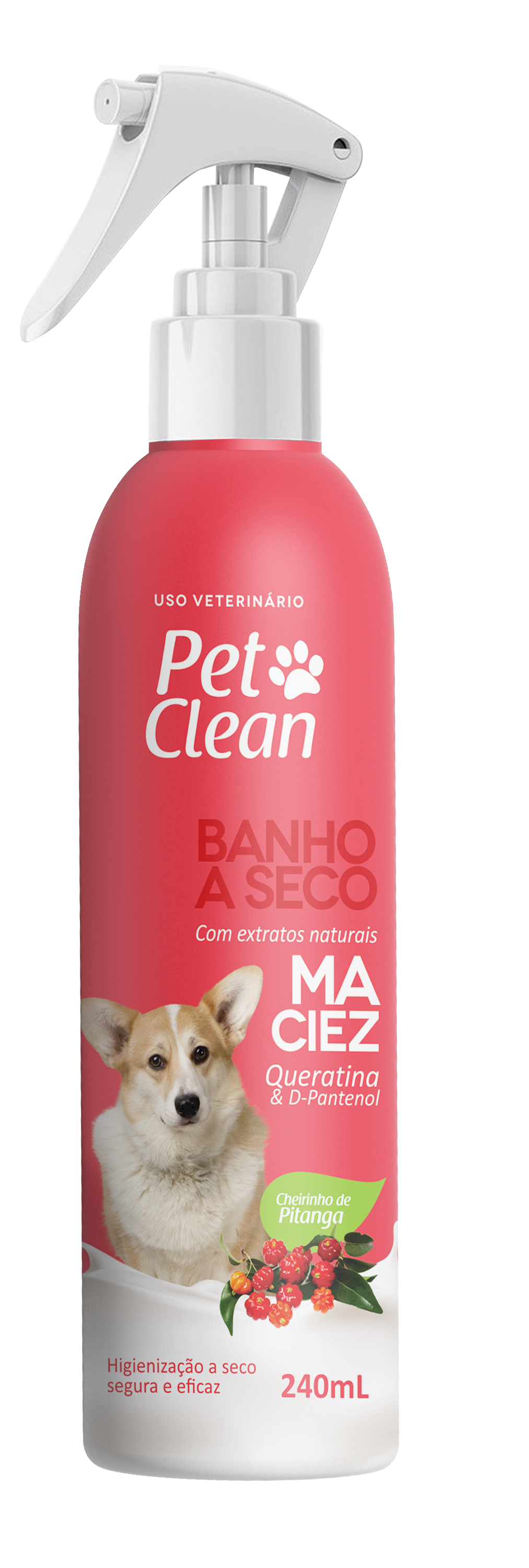 Banho a Seco Maciez 240ml Pet Clean