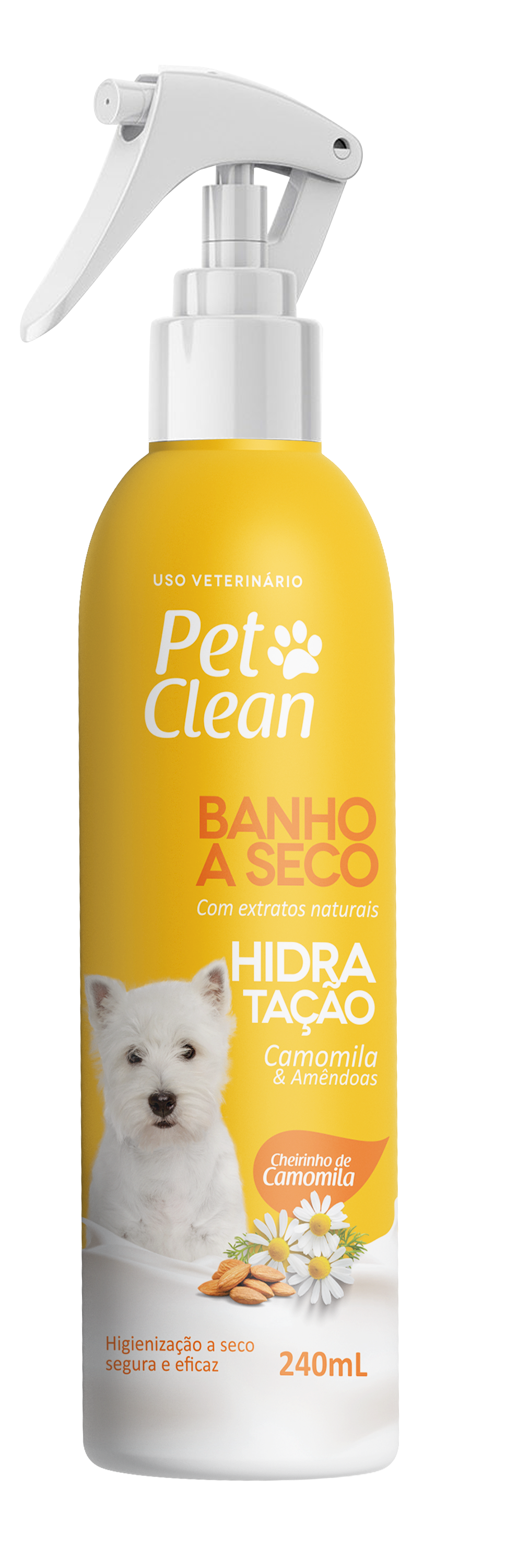 Banho a Seco Hidratação 240ml Pet Clean