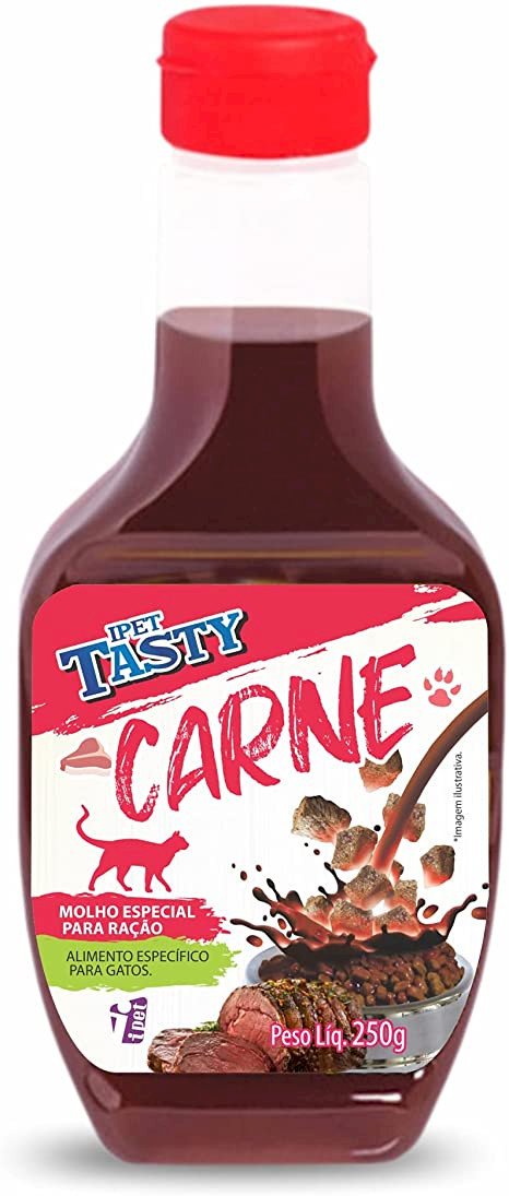 Molho Tasty Cat Carne 250g Ipet