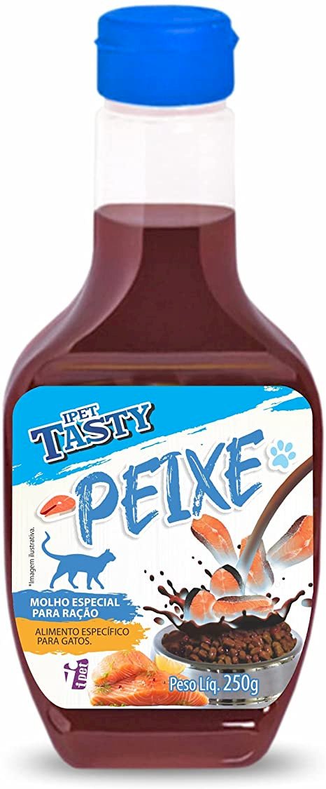 Molho Tasty Cat Peixe 250g Ipet 