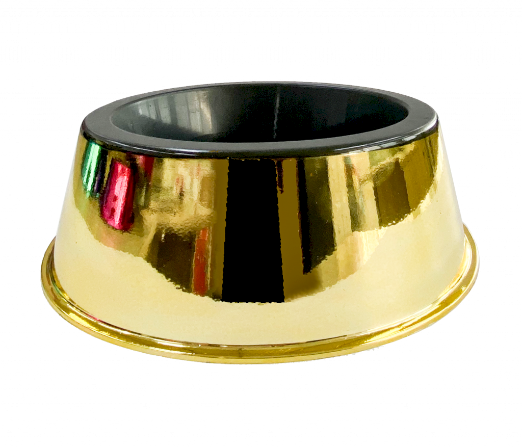 Comedouro Simples Ouro Prime Pet Toys