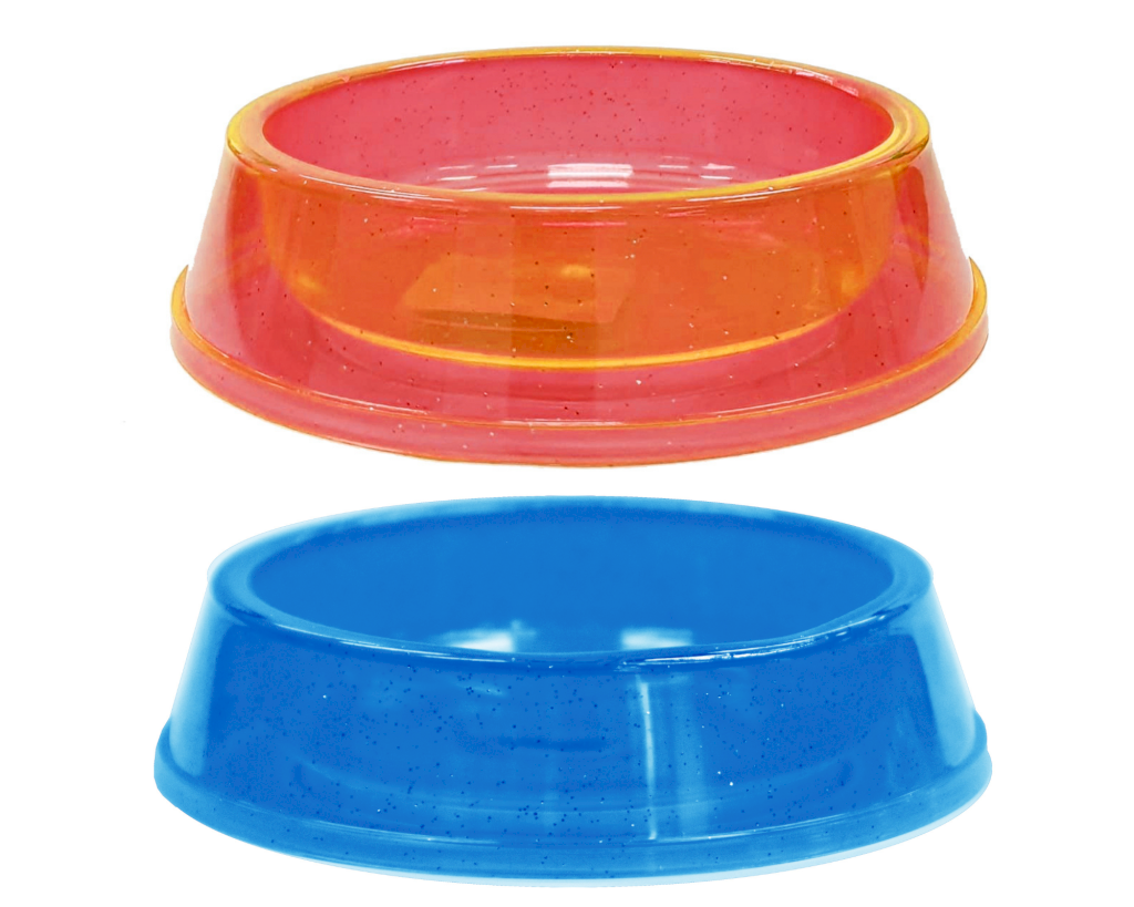 Comedouro Gato 160ml Diversas Cores Glitter Pet Toys