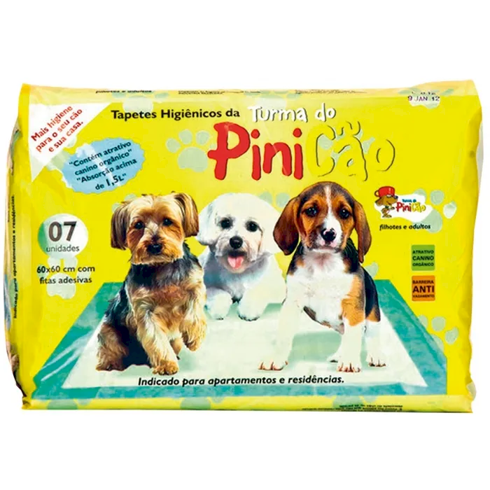 Tapete Higiênico 60x60 7und Pinicão