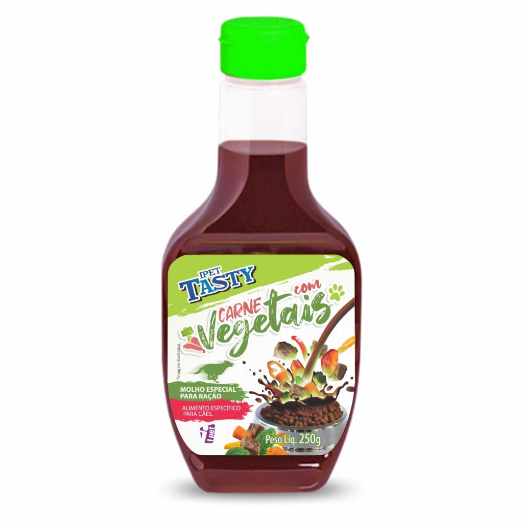 Molho Tasty Dog Carne Vegetais 250g Ipet
