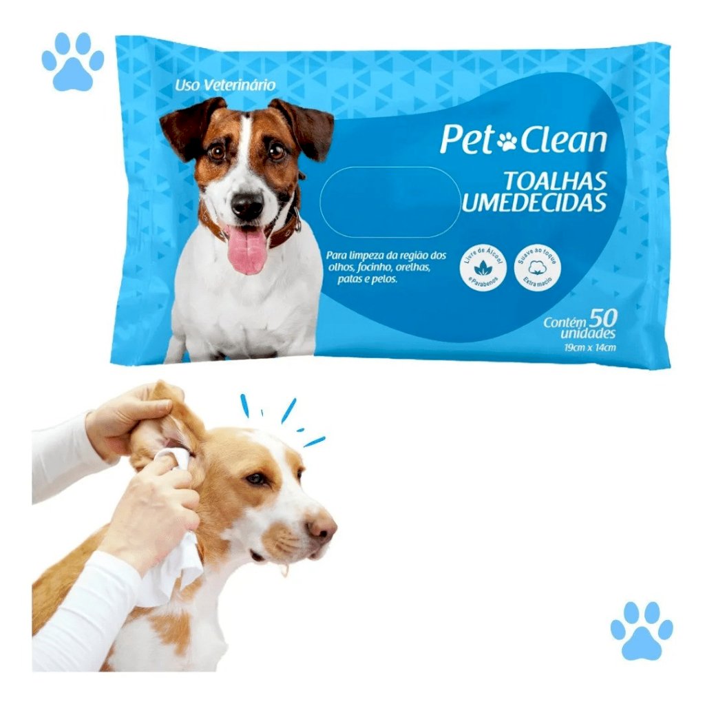 Toalhas Umedecidas Pet Clean