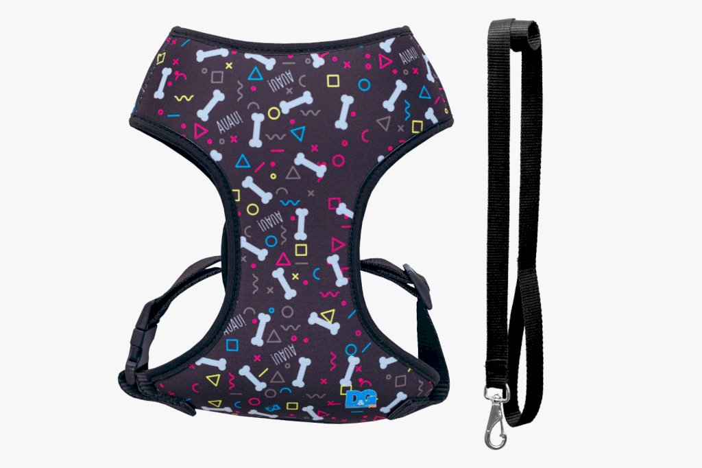 Peitoral C/Guia Neoprene Sort D&G