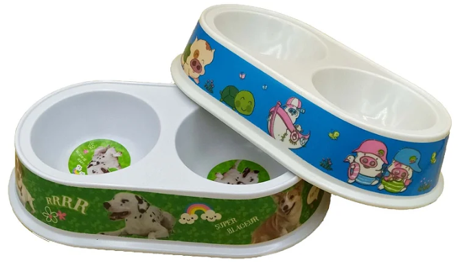 Comedouro Melamina Duplo Elo