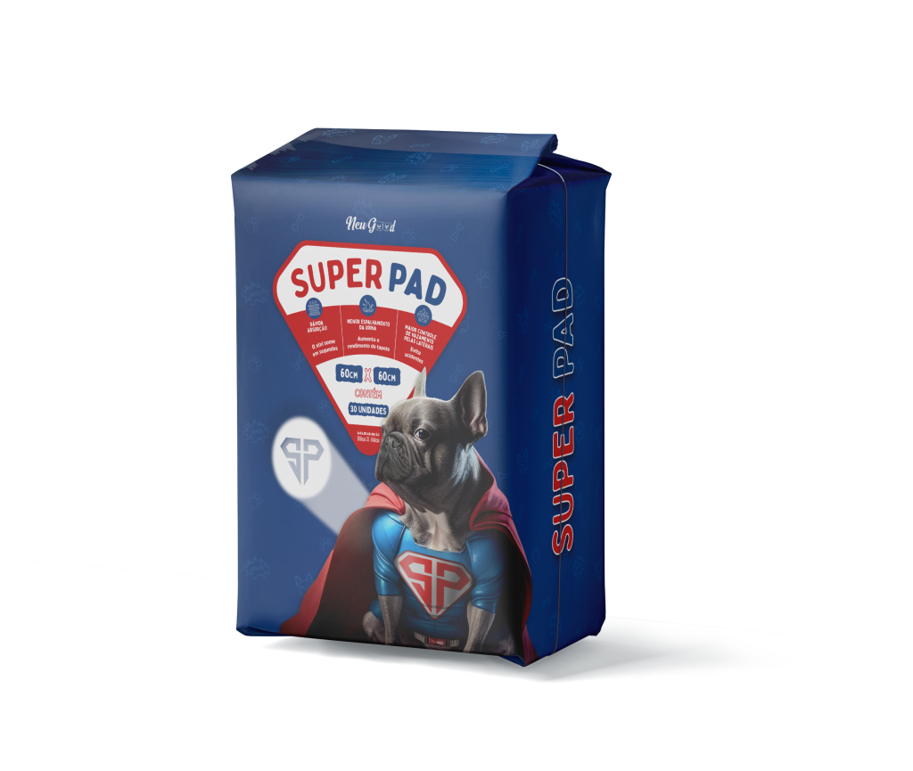 Tapete Higiênico SuperPad 60x60cm 30un Pet Like