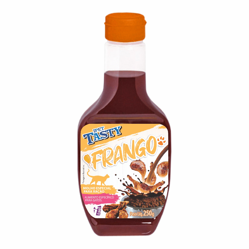Molho Tasty Cat Frango 250g Ipet