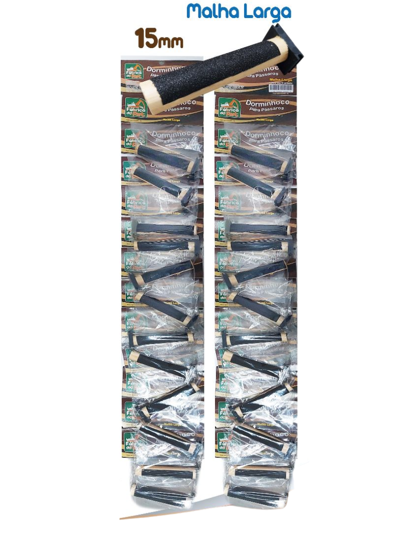 Dorminhoco p/Pássaro c/Lixa 12un Fabrica