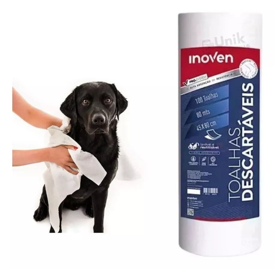Toalha Descartável 45x80cm 100un Inoven