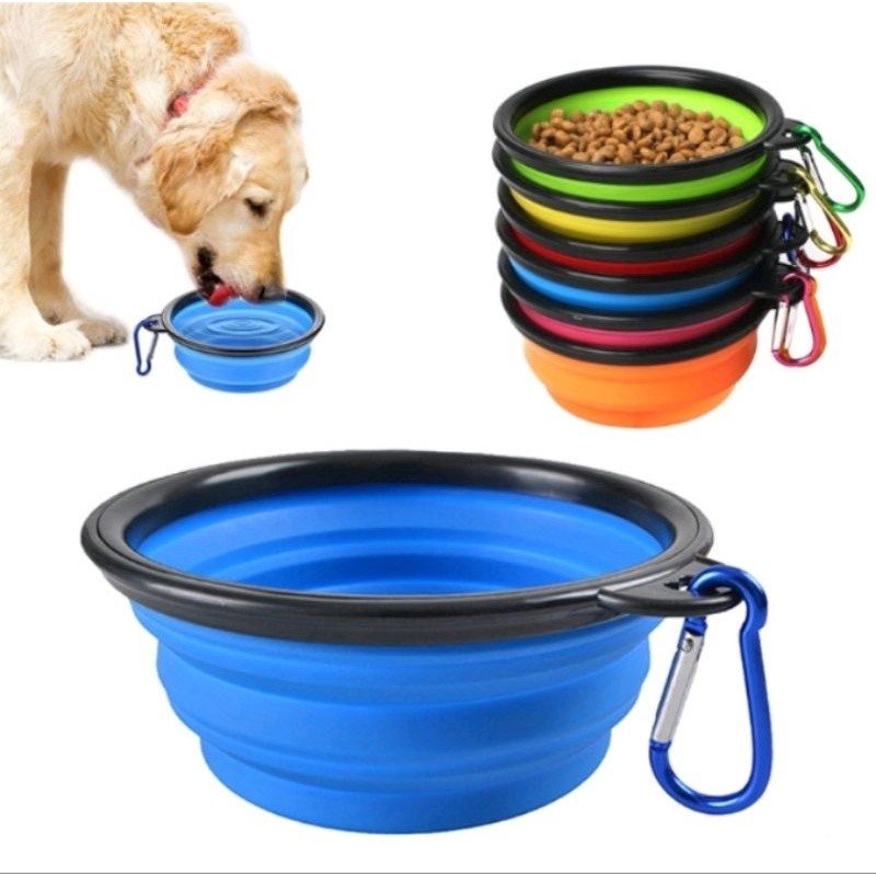 Comedouro Silicone Portátil/Dobrável