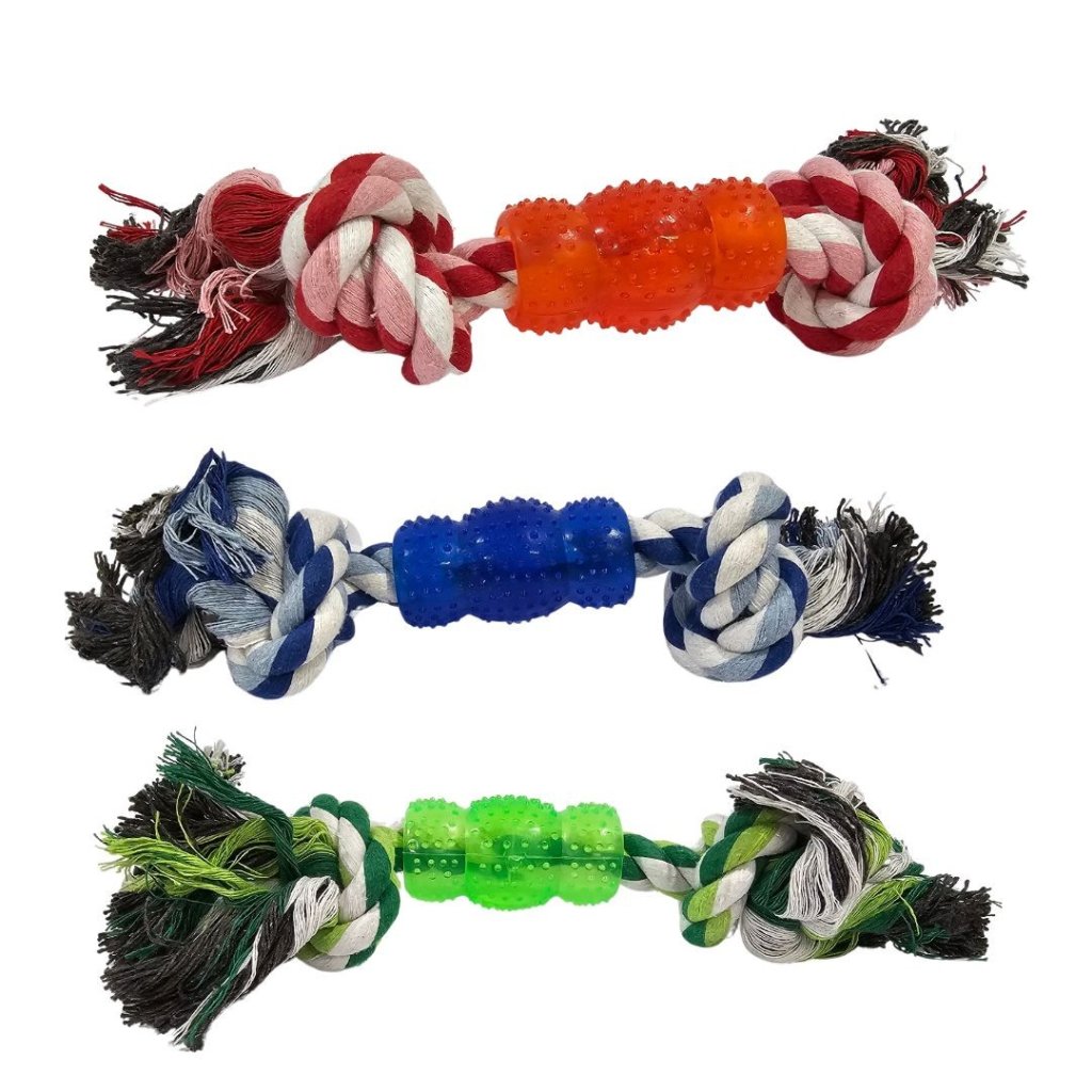 Brinquedo Corda Osso Silicone Elo