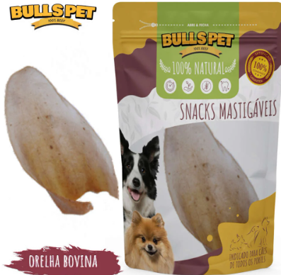 Orelha Bovina Bulls Pet