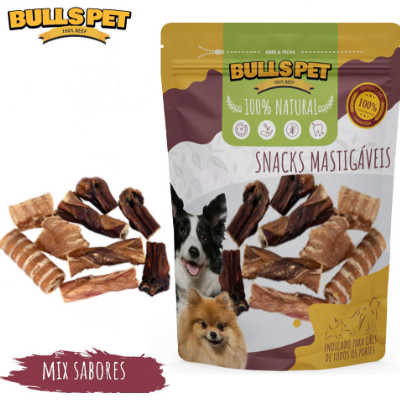 Snacks Mix Sabores Saches Bulls Pet