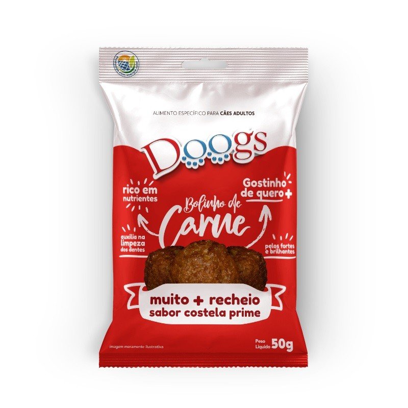 Snacks Care Bolinho de Carne 50G DOOGS