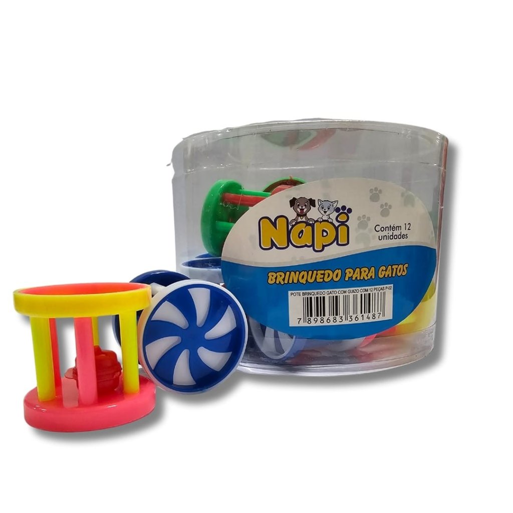 Pote Cilindro C/ Guizo 12pcs NAPI