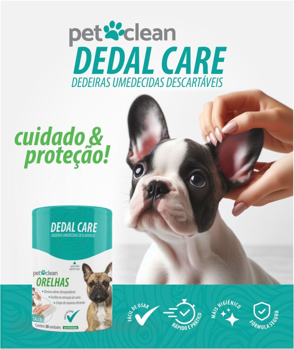 Dedal Care Orelhas 30un PET CLEAN