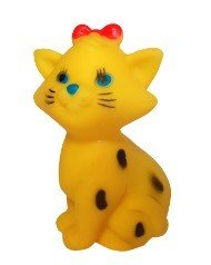 Brinq Mordedor Gato lacinho Vinil Napi