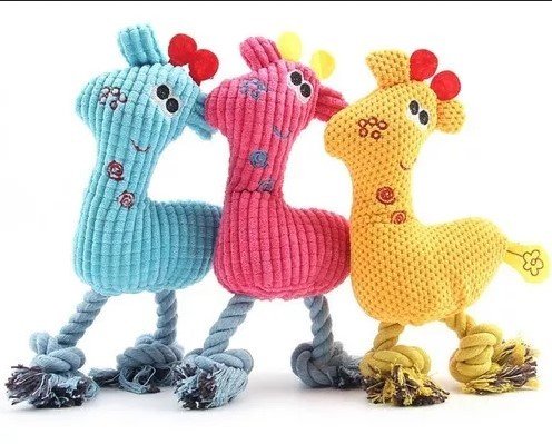BRINQ GIRAFA PELUCIA VELUDO DOGS ERA