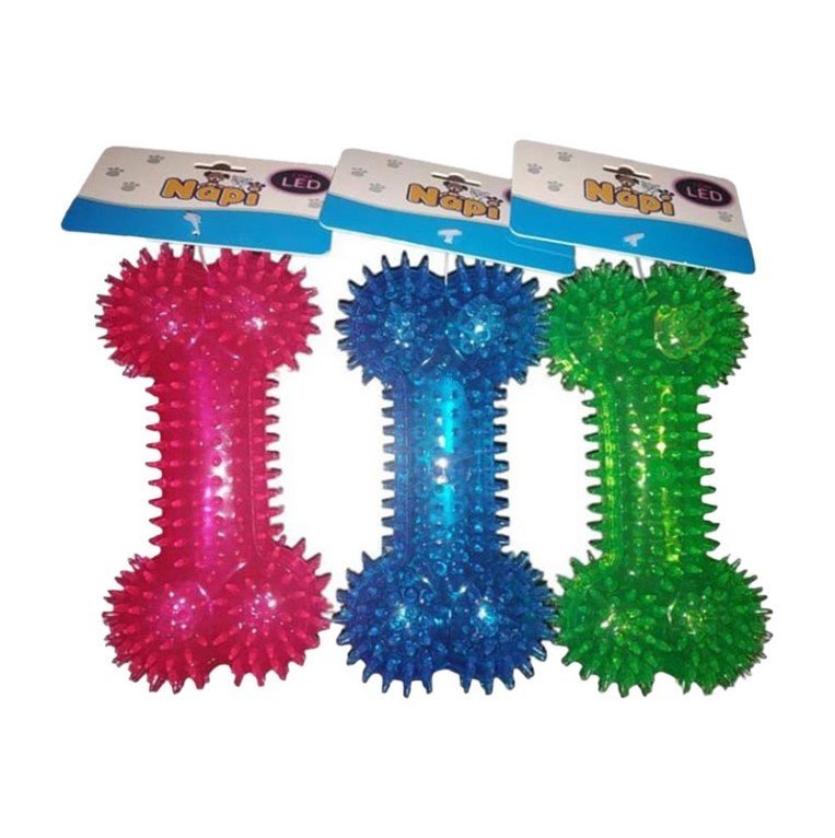 BRINQ MORDEDOR PET HALTERES LED NAPI