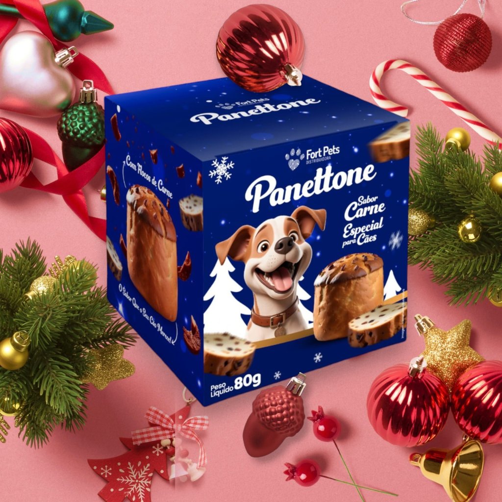 PANETTONE 80G FORT PETS