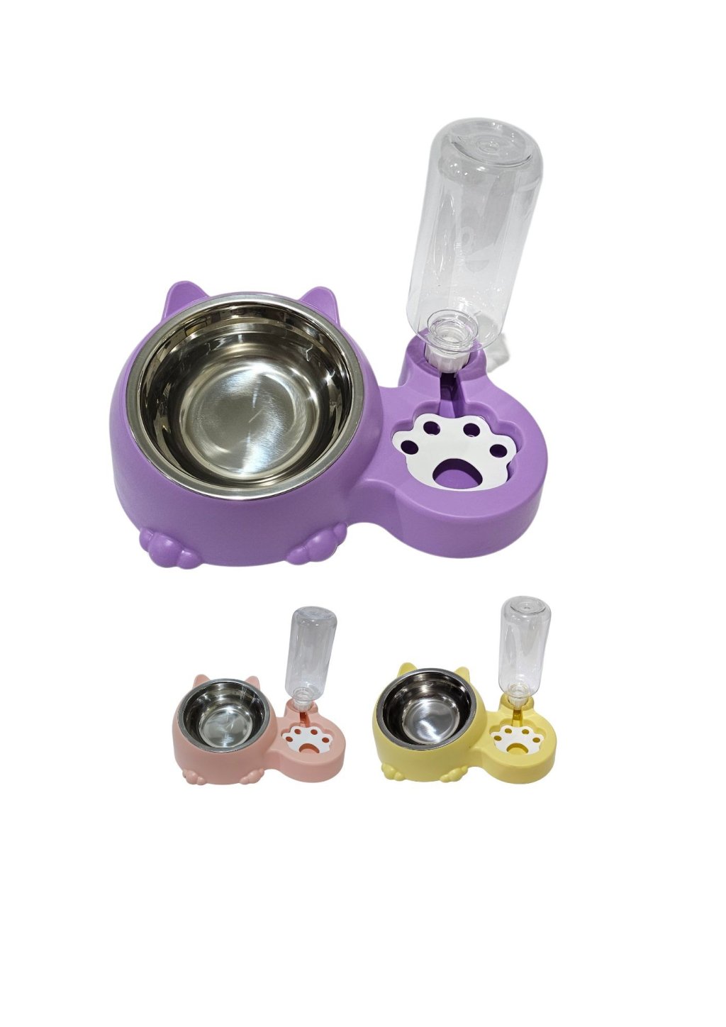 COMED E BEBED CAT INOX E GARRAFA ELO 