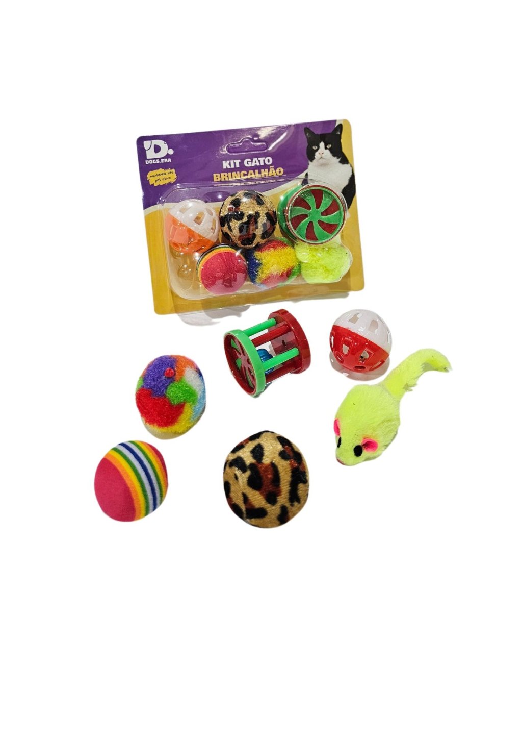 BRINQ KIT GATO BRINCALHAO DOGS ERA
