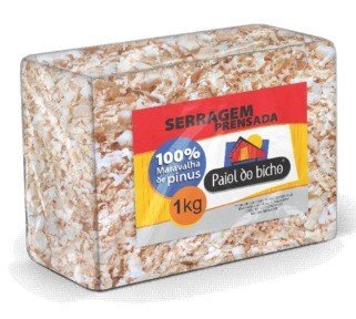 Serragem Maravalha Prensada 1KG PAIOL
