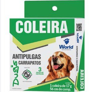 Coleira Antipulgas E Carrapatos P/Caes WORLD