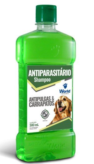 Shampoo Dugs Antiparasitário 500ML WORLD